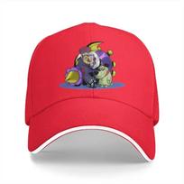 Washed WoUnisexs Baseball Cap Vintage Cartoon Trucker Snapback Caps Dad Hat Wacky Races Golf Hats One Size gray
