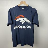 Vintage Logo 7 Denver Broncos Short Sleeve T Shirt Men's Large Blue 90’s Unisex T-Shirt XXXL gray