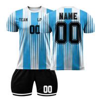 Men's Short Sleeve DIY Soccer Jersey Set Vertical Stripe Print Breathable Quick Dry Athletic Uniform Two Piece Sportswear M rožinė