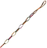 Gzd laipiojimo virvė "daisy chain", 140 cm ilgio nailoninė laipiojimo įranga "daisy rope", skirta skylių tyrinėjimui ir darbui aukštyje