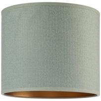 Round tornado lampshade 20 velvet sage-gold