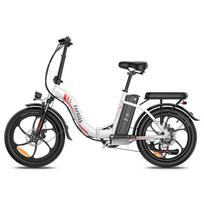 Fafrees F20 18Ah Electric Folding City E-bike,3 riding modes,7-speed,20x3.0-inch fat tires,maximum range of up to 95km.