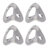 10Pcs Climbing Hanger Lightweight Stainless Steel Rock Climbing Anchors for Cave Exploration Engineering Protection