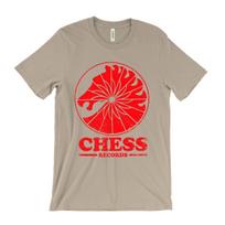 Chess Records T-Shirt - Red Muddy Waters - Blues Record Label Howlin' Wolf Soul S red