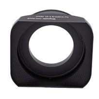 Lens Hood Fit for Fujifilm X100VI X E5 X100V Camera Aluminum Alloy 39mm Square Metal Lens Hood with Magnetic Lens juoda