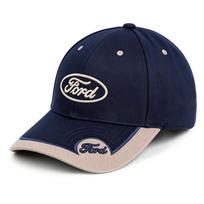 For Ford Focus Fiesta Mustang Mondeo Kuga Ranger Fusion ST Edge Shelby Adjustable Car Logo Outdoor Baseball Cap Embroidery Hat black