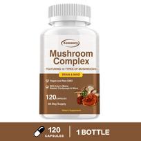 Xemenry Mushroom Complex Capsules 120 Count — Daily Wellness, Nutritional Support, Overall Wellness 120*1