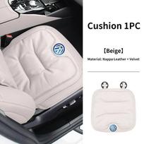 Automobilio priekinės ir galinės sėdynės užvalkalas Velūras Oda Pagalvėlė Atlošo apsauginis kilimėlis VW Scirocco Beetle Golf Passat Polo Sharan Touran gray