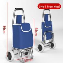 Lightweight Folding Stair Climbing Shopping Cart for Groceries