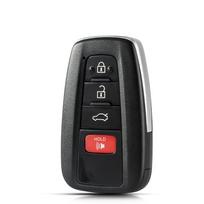 KEYYOU For Toyota Prius Camry 2016 2017 2018 RAV4 2019 Fob 2 2+1 3 3+1 Buttons Smart Remote Control Car Key Case Shell 2 Buttons gray