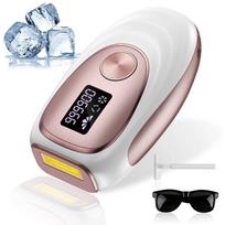 Laser Epilator Hair Removal IPL ICE Colding 999900 Flashes Whole Body Treament Permanent Depilador Home Use Device For Men Women EU PLUG white