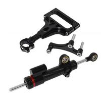 Kawasaki Z750 Z1000 Titanium Steering Damper (2003-2014) - Anti-Headshake Model black