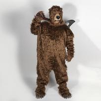 Meškos kostiumas, suaugusiems 160-185cm ruda