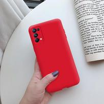 For OPPO Reno 5 5G Reno5 Pro Case Cute Candy Soft Back Cover For OPPO Reno5 Reno 5 Z F Pro 5 Lite 5Z 5F Phone Shell Bumper Cases Reno5 raudona