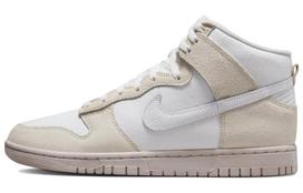 Nike Dunk High Retro Prm Cracked Leather Swoosh DV0822-100 42 white