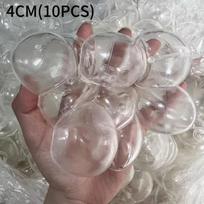 Tpr Empty Water Ball With Plug Decompression Handmade Ball Empty Skin Ball Diy Stress Relief Toy Noisy Balls Filling Accessories gray