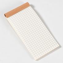 50Sheets Simple Planner Pad Daily Weekly To Do List Small Grid Check Memo Pads Wordbook Notepads Student Office Stationery white