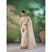 New Launch Premium Party Wear Saree Collection beige