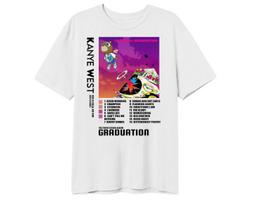 Kanye West Graduation T-shirt Summer Men's and Women's Cotton Clothing Hip Hop Fashion Oversize Short Sleeve Top Streetwear 5XL įvairiaspalvis