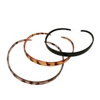 3 Pieces Thin Acrylic Hair Bands For Women Men And Girls Stylish Headbands With Teeth Hairpieces Hair Accesories 1 black