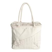 Multiple Pockets Sewing Tool Storage Bag 7 Yarn Holes Knitting Storage Bag  for Moms Grandmas Gift A-Green beige