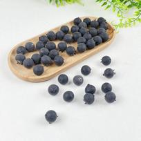 20Pcs Blue Fruit Model Photo Props Simulation Blueberry Diy Fake Fruit Artificial Blueberry Simulation Fruit Home Decoration black