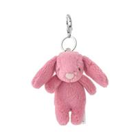Jellycat Bashful Bunny Bag Charm Pink ONE SIZE pink