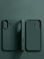 Luxury Silicone Case for iPhone 17 16 14 12 11 13 15 Pro Max Fashion Shockproof Cover for Apple 17 Air 15 14 16 Plus Accessories iphone 11 brown