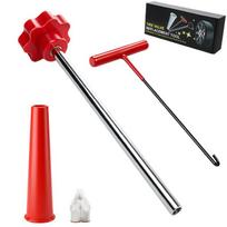 Tire Valve Remover & Installation Tool Set with Valve Core Wrench 3-piece set red
