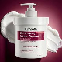 350g/12.346oz Daily Moisturizing Urea Cream Body Lotion with Hyaluronic Acid gray