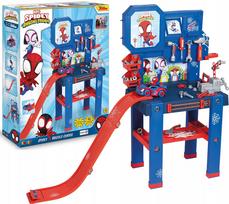 Žaislinis darbo stalas Smoby Bricolo Spidey su įrankiais, Spiderman, Disney
