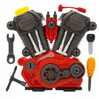 Mažas „DIY“ variklių rinkinys su 20 priedų, modelis W120