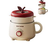 Adjustable Heat Electric Hot Pot Steamer Tray Included Rice Cooker  Home Use 1.8L balta
