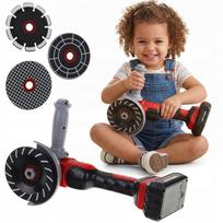 Vaikiškas Boszka kampinis šlifuoklis su keičiamų diskų rinkiniu