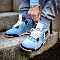 Jordan Vaikams Air Jordan 4 Retro  University Blue  Kedai 408452-400 36.5 white