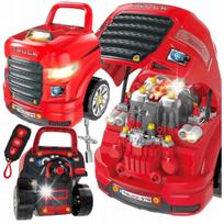 Dirbtuvių mechaniko automobilio variklio rinkinys su garso funkcija