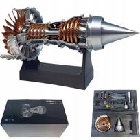 Modelinio lėktuvo turboventiliatorinis variklis, 3D spausdintas, edukacinis demonstracinis modelis