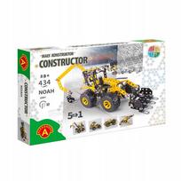 Statybinis konstruktorius 5in1 SMALL BUILDER: ekskavatorius, sraigtasparnis, sunkvežimis NOAH