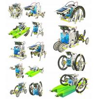 Saulės energijos žaislas, 14-in-1 robotas, rinkinys vaikams