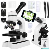 Vaikiškas mikroskopas OPTICAL, 1600x priartinimas, 3 lęšiai, su priedais