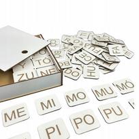 Mokomosios skiemenų kortelės dėžutėje SYLLABLE BOX