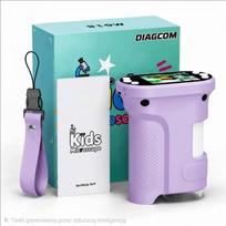 Vaikiškas skaitmeninis mikroskopas, 1000x didinimas, HD ekranas, vidinė atmintis, violetinis