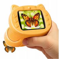 Vaikiškas skaitmeninis mikroskopas su LED, 1000x, HD LCD, 2MP