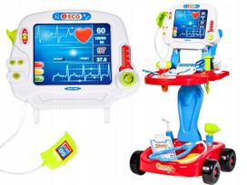 Medicininis rinkinys vaikams LITTLE DOCTOR su vežimėliu