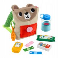 Žaislų rinkinys Fisher-Price Forest Friends, kuprinė ir meškutis, JLB86, nuo 2 metų