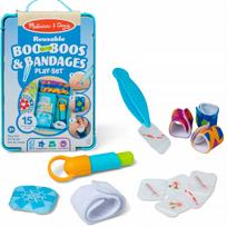 Vaikiškas medicinos pirmosios pagalbos rinkinys MELISSA&DOUG, daugkartinis