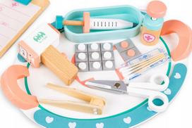Vaikiškas gydytojo rinkinys KINDERPLAY su termometru