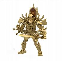 Statybiniai blokeliai Skibidi Toilet, Gold Clock, Titanium