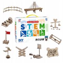 Konstruktorius vaikams STEM 10-in-1, edukacinis, mechaniniai blokeliai
