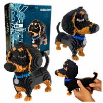 Šuns modelio 3D konstruktorius „Dachshund“, 2100 det.